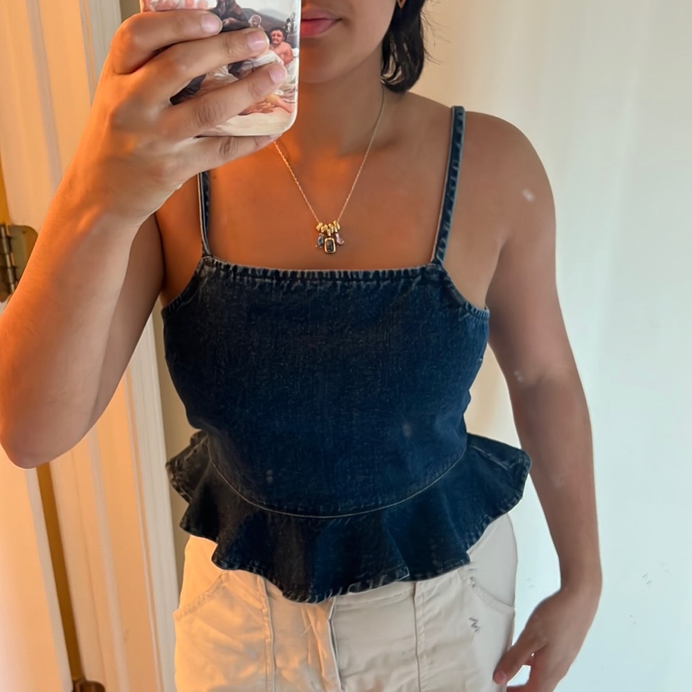 URBAN OUTFITTERS DENIUM TOP